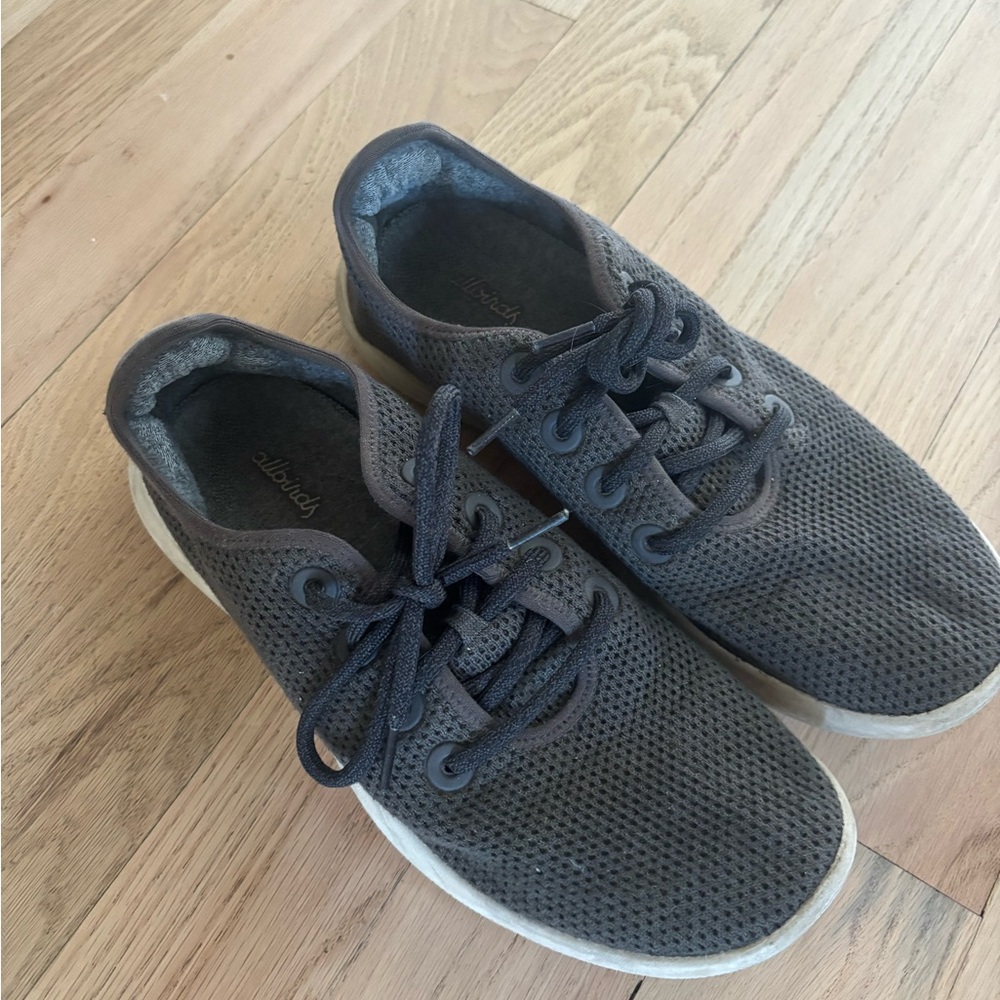 Allbirds Gray Sneakers Lightweight Knit Design